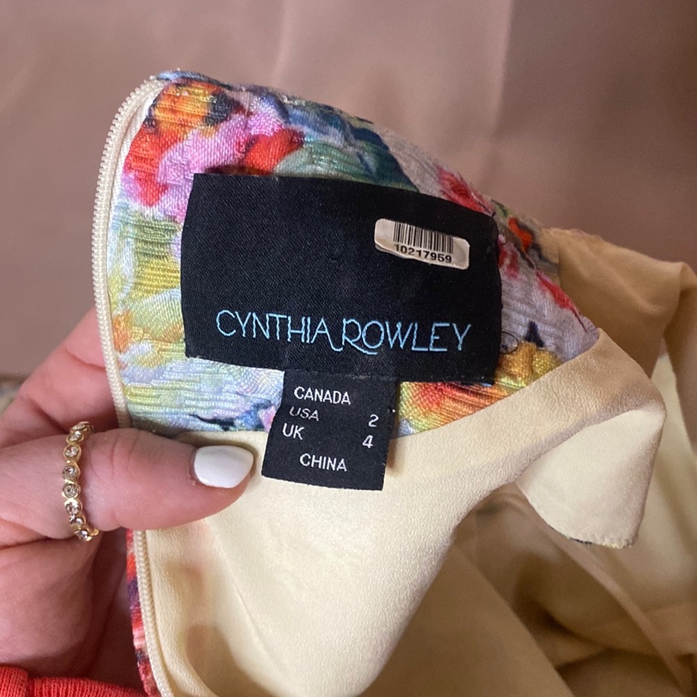 Cynthia Rowley, Size 2, Floral Dress